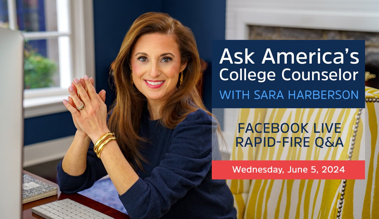 Facebook Live Recap: Ask America's College Counselor (6.5.24)
